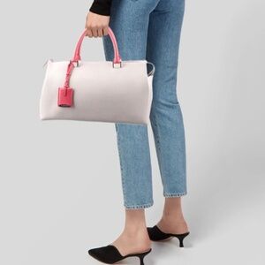 ★Jil Sander Leather Handle Bag Gray/Pink★